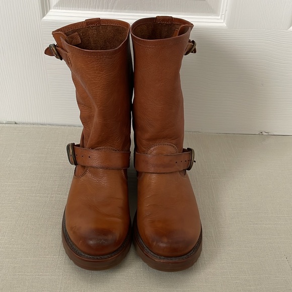 FRYE Veronica Short in Whiskey leather - Picture 3 of 8